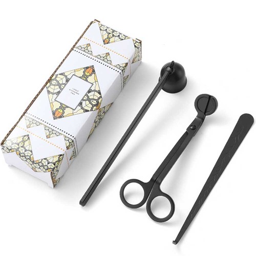 Candle wick trimmer set - in,