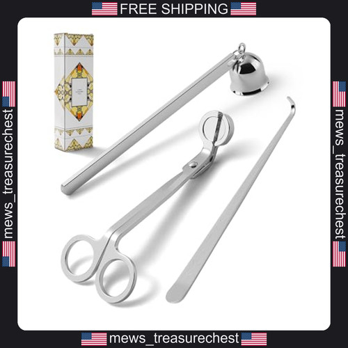 Candle care kit stainless - candle,