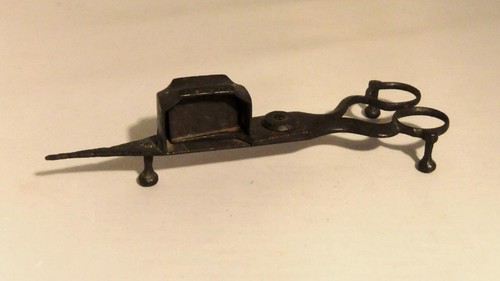 Antique steel candle wick - candle,