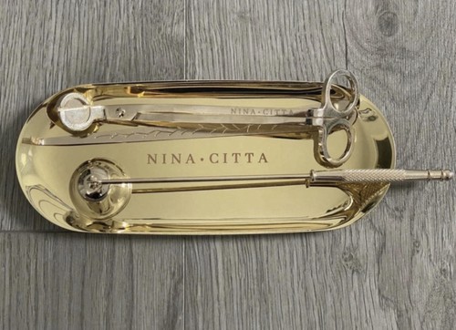Nina citta set candle - set, snuffer