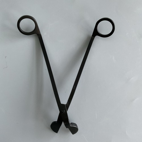 Home black metal candle - black,