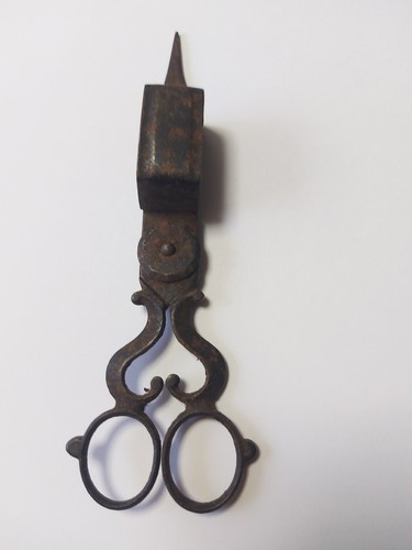Antique candle snuffer wick - antique,