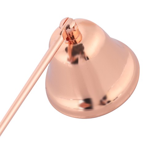 Rose gold bell - candle, snuffer