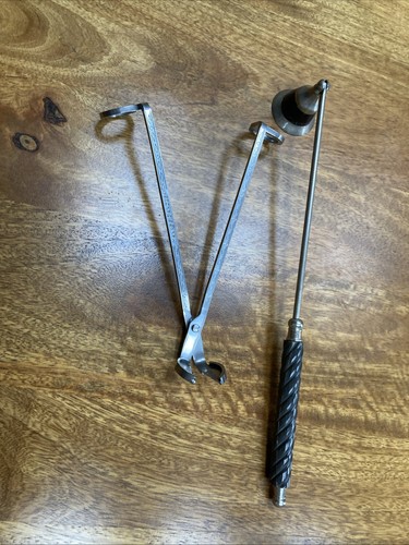 Candle trimmer scissors and - candle,