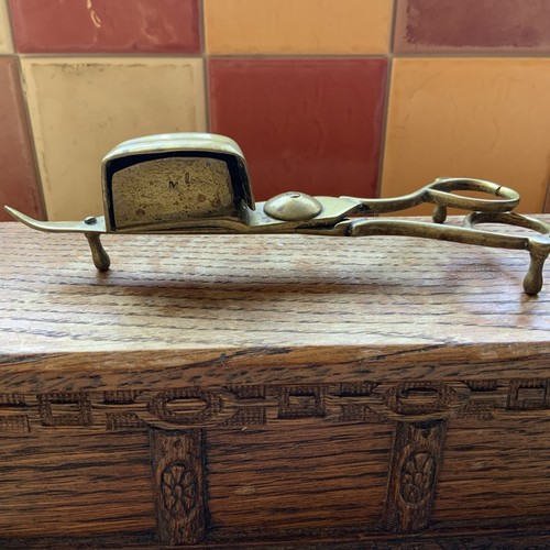 Vintage brass candle snuffer - vintage,