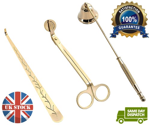 3pcs candle snuffer - candle, wick